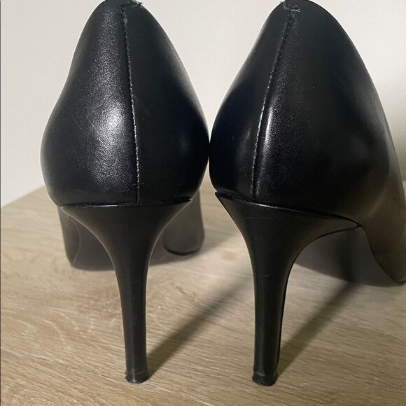 Cole Haan Black Leather Heels - Picture 4 of 8
